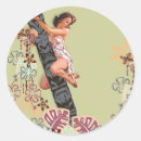 Recherche de tiki polynésien autocollants Danse polynésienne