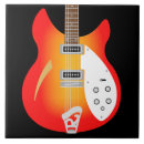 Recherche de guitare carreaux Électrique
