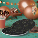 Recherche de lignes noires assiettes en papier Géométrique