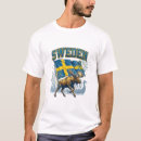 Recherche de drapeau de la suède tshirts Scandinavie