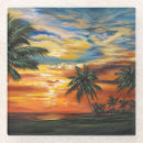 Recherche de paysage marin dessous de verres Plage