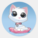 Recherche de chat de chibi autocollants Dessin