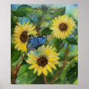 Recherche de peinture papillon fleurs posters Nature