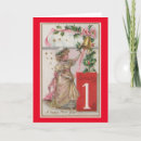 Recherche de 1er janvier vœux cartes Vintage