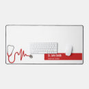 Recherche de cardiologie tapis souris Stéthoscope