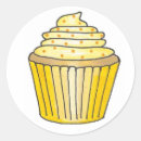 Recherche de cupcake ronds autocollants Citron