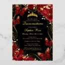 Recherche de papillon vintage invitations Quinceanera