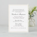 Recherche de formels de mariage invitations Classique