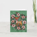 Recherche de biche vœux cartes Floral
