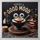 Recherche de bonne humeur posters Café