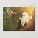 Recherche de bébé et cigogne cartes postales Pour tous