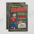 Recherche de zombie invitations Garçon