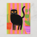 Recherche de joli chat cartes postales Coloré