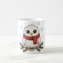 Recherche de hibou neigeux tasses Noël