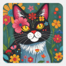 Recherche de le chat noir autocollants Capricieux