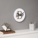 Recherche de de bureau horloges Monogramme