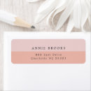 Recherche de rose étiquettes adresse retour Coloré
