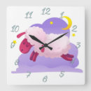 Recherche de moutons mignons horloges Motif