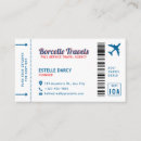 Recherche de billet de voyage cartes visite Professionnel