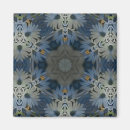 Recherche de motif floral vintage magnets Bleu