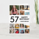 Recherche de 57 ans anniversaire cartes Cinquante septième