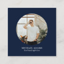 Recherche de bleu marine et blanc cartes visite Médias