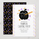 Recherche de décoration halloween invitations Citrouille