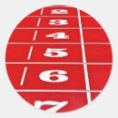 Recherche de pistes autocollants Rouge