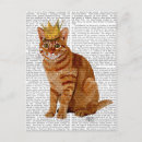 Recherche de chat de gingembre cartes postales Steampunk