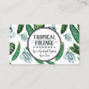 Recherche de feuillage tropical cartes visite Verdure