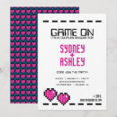 Recherche de mariage geek cartes invitations Joueur