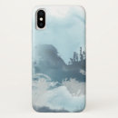 Recherche de paysages iphone coques Bleu