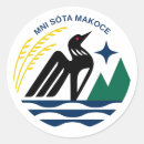Recherche de drapeau minnesota autocollants Région