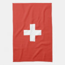 Recherche de drapeau suisse table linges Rouge