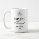 Recherche de reconnaissance des employés tasses D'entreprise