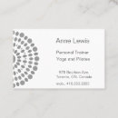 Recherche de professeur de pilates cartes visite Méditation