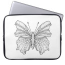 Recherche de griffonnage de papillon électronique Mandala