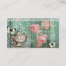 Recherche de papillon vintage cartes visite Floral