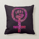 Recherche de féministe coussins Droits de la femme