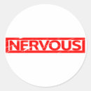 Recherche de soyez nerveux autocollants Humour
