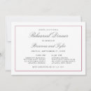 Recherche de simple de répétition dîner invitations Minimaliste