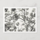 Recherche de silhouette blanche cartes postales Noir