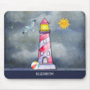 Recherche de phare tapis souris Aquarelle