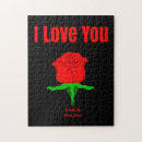Recherche de rose rouge puzzles Toute personne