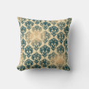 Recherche de damassé vintage coussins Élégant