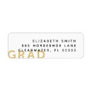 Recherche de graduation gold étiquettes adresse retour Minimaliste