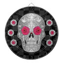 Recherche de argenté jeux de fléchettes Crâne