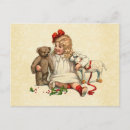 Recherche de jouets vintages cartes postales Xmas