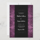 Recherche de damassé noir mariage invitations Calligraphie