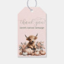 Recherche de vache étiquettes cadeau Rose
